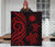 Northern Mariana Premium Quilt - Red Tentacle Turtle - Polynesian Pride