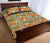 Tropical Flowers Hibiscus Pink Yellow Quilt Bed Set - Polynesian Pride