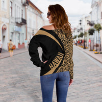 Kanaka Polynesian Women's Off Shoulder Sweater 04 - Polynesian Pride