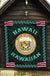 Hawaii Flag Polynesian Premium Quilt Turquoise - Love Style - Polynesian Pride