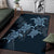 Plumeria Polynesian Deep Sea Hawaii Turtle Area Rug AH - Polynesian Pride