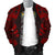 Nauru Men Bomber Jackets - Polynesian Tattoo Red - Polynesian Pride