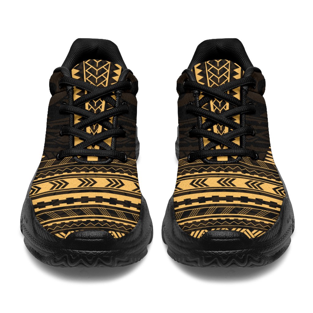Wallis And Futuna Chunky Sneakers - Polynesian Chief Gold Version - Polynesian Pride