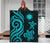 Northern Mariana Islands Premium Quilt - Turquoise Tentacle Turtle - Polynesian Pride