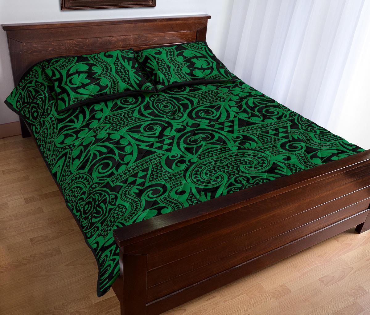 Hawaii Quilt Bed Set Polynesia Kakau Turtle AH - Polynesian Pride
