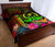 Vanuatu Polynesian Personalised Quilt Bed Set - Hibiscus and Banana Leaves - Polynesian Pride