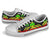 Wallis and Futuna Low Top Canvas Shoes - Reggae Tentacle Turtle - Polynesian Pride