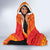 Marquesas Islands Flag Polynesian Chief Hooded Blanket - Polynesian Pride