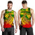 Hawaii Reggae Kanaka Maoli Warrior Spearhead Men's Tank Top Yellow - Polynesian Pride