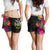 Solomon Islands All Over Print Women's Shorts - Polynesian Hibiscus Pattern - Polynesian Pride