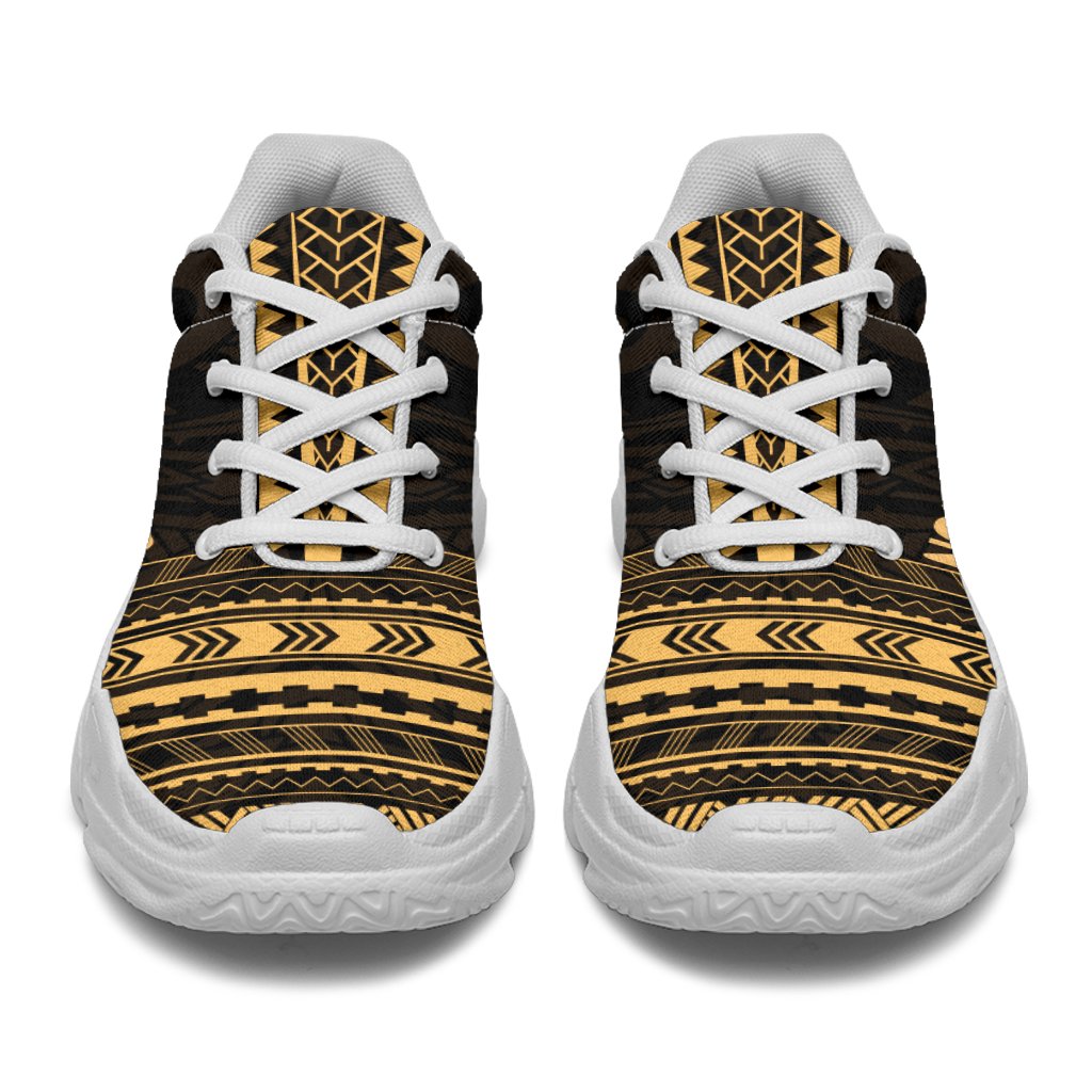 Norfolk Island Chunky Sneakers - Polynesian Chief Gold Version - Polynesian Pride