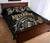 Maori Tattoo With Map New Zealand Quilt Bed Set - Polynesian Pride