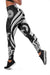 American Samoa Women's Legging - White Tentacle Turtle - Polynesian Pride