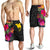 Papua New Guinea All Over Print Men's Shorts - Hibiscus Polynesian Pattern - Polynesian Pride