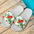 Hawaii Hibiscus Pattern White Slide Sandals - Polynesian Pride