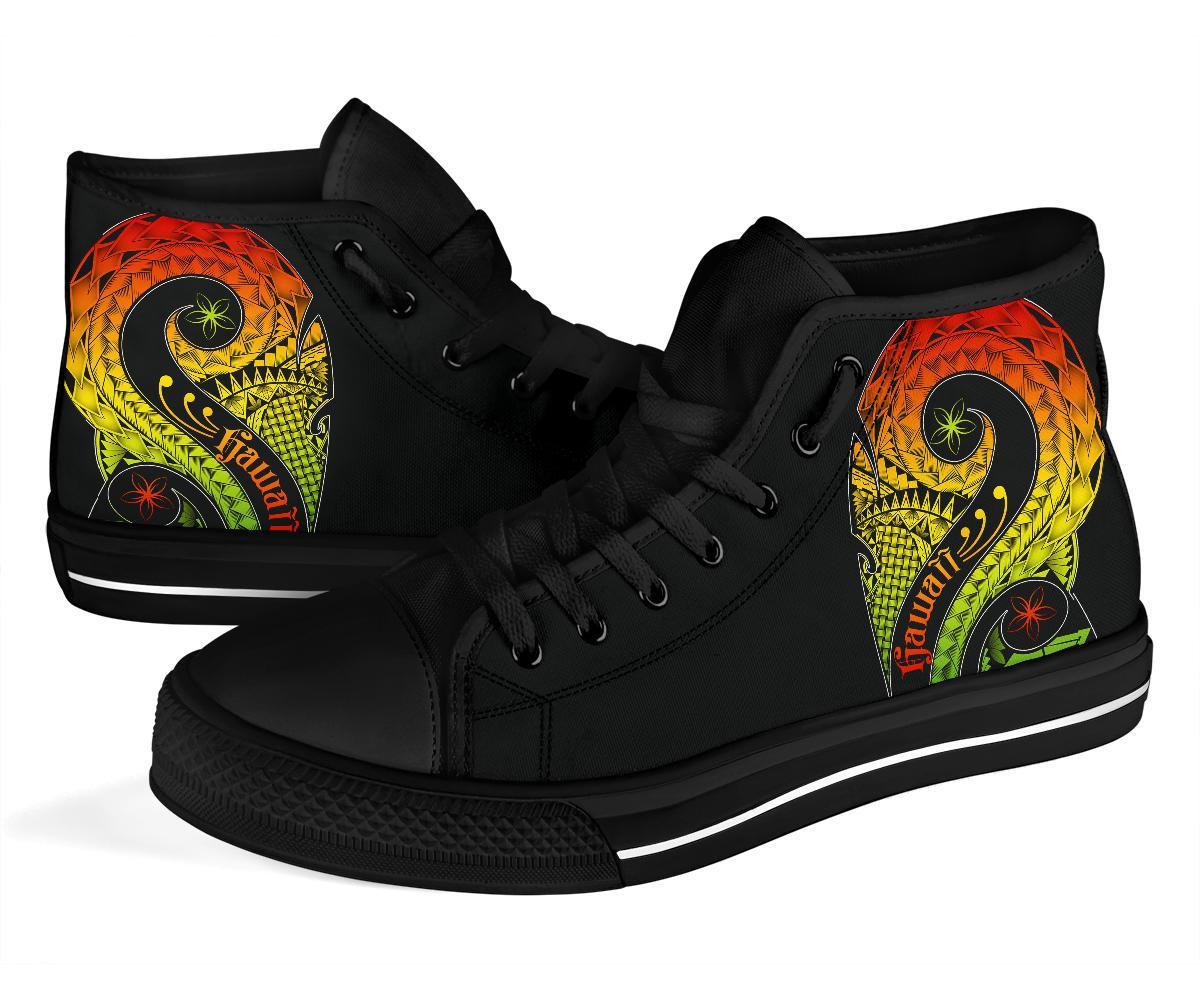 Hawaii High Top Shoes - Hawaii Polynesian Decorative Patterns - Polynesian Pride