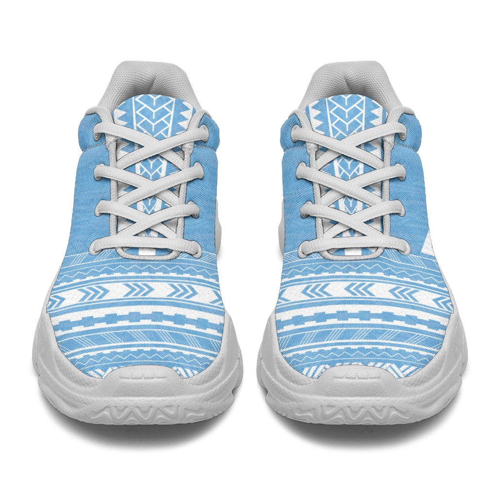 Federated States Of Micronesia Chunky Sneakers - Polynesian Chief Flag Version - Polynesian Pride