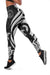 Palau Women's Leggings - White Tentacle Turtle - Polynesian Pride