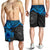 American Samoa Polynesian Shorts (Men) - Blue Turtle - Polynesian Pride