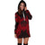 Federated States of Micronesian Hoodie Dress Map Red - Polynesian Pride