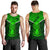 New Zealand Maori Rugby Men Tank Top Pride Version - Green Green - Polynesian Pride