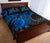 Pohnpei Polynesian Quilt Bed Set - Pohnpei Flag & Blue Turtle Hibiscus - Polynesian Pride