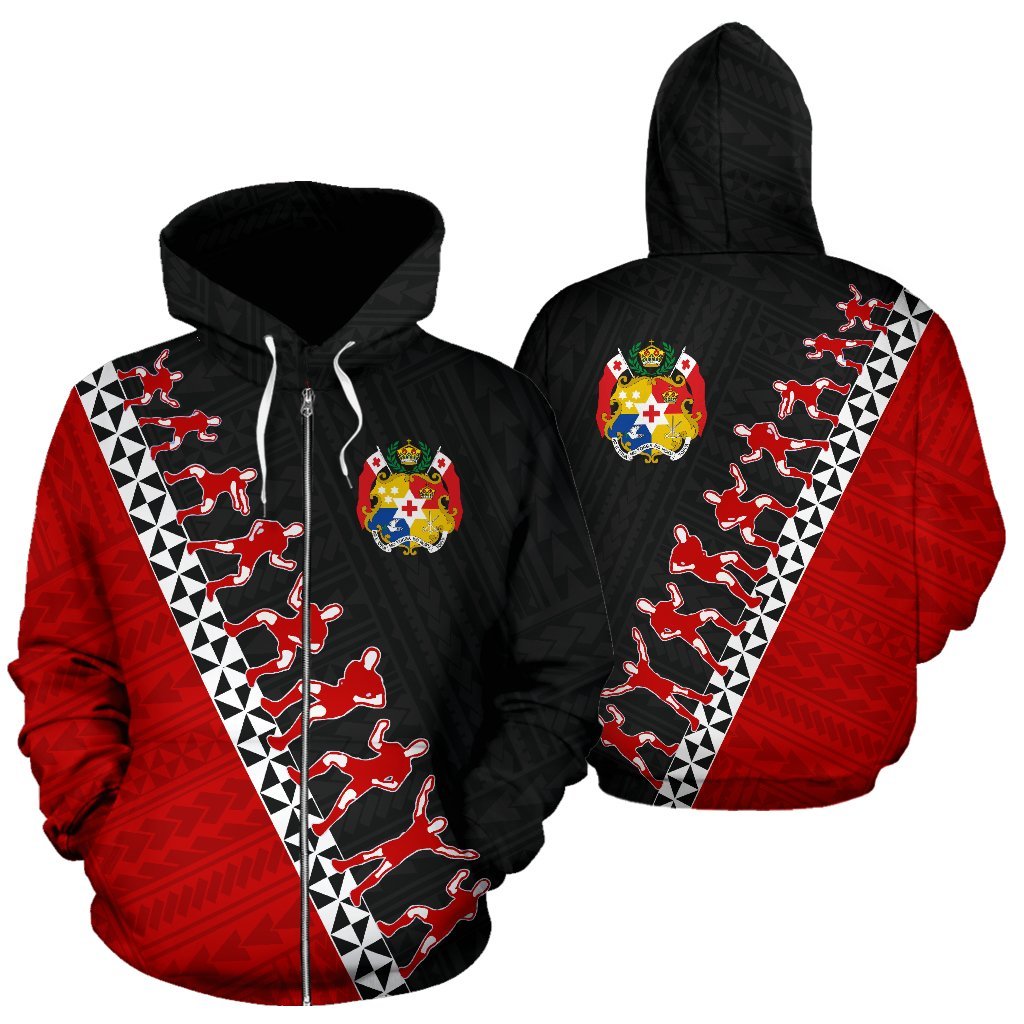 Tonga Sipi Tau Zip up Hoodie - Polynesian Pride