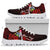 Solomon Islands Polynesian Custom Personalised Sneakers - Coat Of Arm With Hibiscus - Polynesian Pride