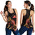 Tokelau Polynesian Women Tank Top - Turtle With Blooming Hibiscus Gold - Polynesian Pride