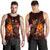 New Caledonia Polynesian Personalised Men's Tank Top - Legend of New Caledonia (Red) - Polynesian Pride