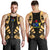 Cook Islands Men Tank Top - Polynesian Tattoo Gold - Polynesian Pride