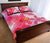 Hawaii Turtle Hibiscus Polynesian Quilt Bed Set - Pinky Style - AH - Polynesian Pride