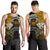 Samoa Men's Tank Top - Samoa Seal Wave Style (Gold) - Polynesian Pride