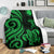 Northern Mariana Premium Blanket - Tentacle Turtle Green - Polynesian Pride