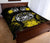 Marquesas Islands Polynesian Quilt Bed Set Hibiscus Yellow - Polynesian Pride