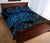 Samoa Polynesian Quilt Bed Set - Blue Turtle Flowing - Polynesian Pride