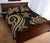 Vanuatu Quilt Bed Set - Gold Tentacle Turtle - Polynesian Pride