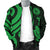 American Samoa Men's Bomber Jacket - Green Tentacle Turtle - Polynesian Pride