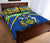 Solomon Islands Quilt Bed Set Simple Coat Of Arms Rugby - Polynesian Pride