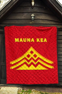 Hawaii Mauna Kea Polynesian Premium Quilt - Polynesian Pride