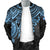 Fiji Polynesian Bomber Jacket (Men) - Blue Turtle - Polynesian Pride