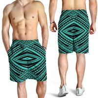 Polynesian Tatau Turquoise Men's Short - Polynesian Pride