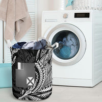Wallis and Futuna Laundry Basket - Custom Personalised Wings Style - Polynesian Pride