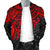 Cook Islands Polynesian Bomber Jacket (Men) - Red Turtle - Polynesian Pride