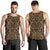 Polynesian Kakau Turtle Gold Hawaii Men's Tank Top - Polynesian Pride