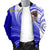 American Samoa Polynesian Custom Personalised Personalized Men's Bomber Jacket - Bald Eagle (Blue) - Polynesian Pride