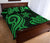 Papua New Guinea Quilt Bed Set - Green Tentacle Turtle - Polynesian Pride