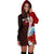 Federated States Of Micronesia Hoodie Dress - Coat Of Arm With Hibiscus - Polynesian Pride