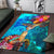 New Caledonia Area Rug - Sea Turtle Coral Treasure - Polynesian Pride