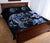 Hibiscus Plumeria Mix Polynesian Blue Turtle Quilt Bed Set - Polynesian Pride